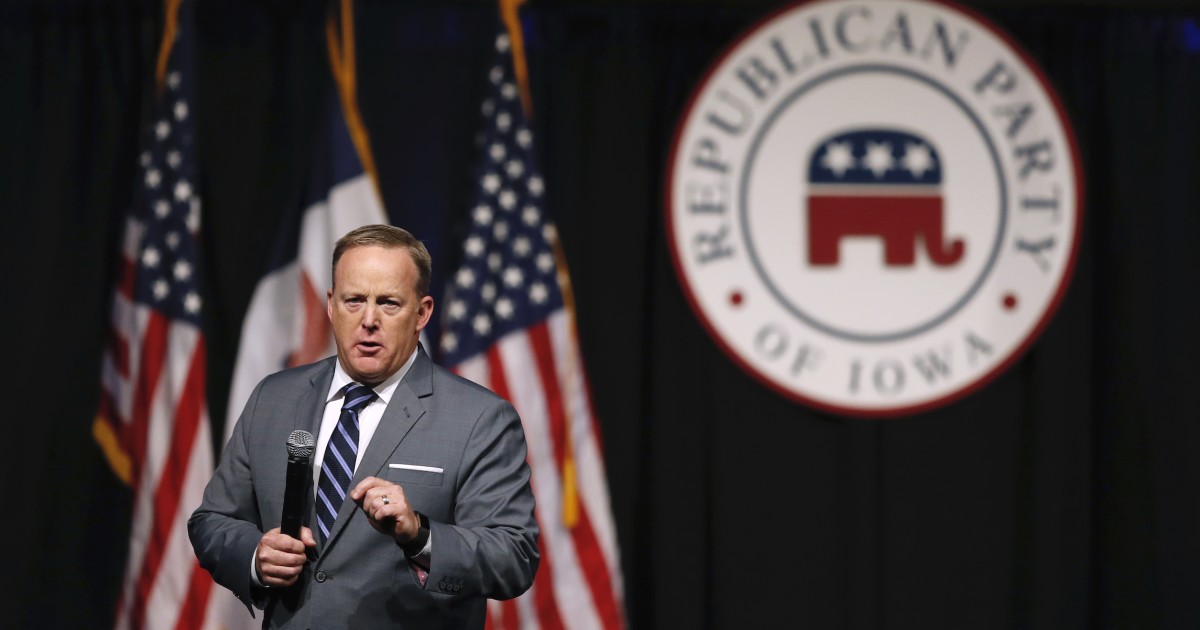Sean Spicer Steps Out Front in GOP Fundraising, Fight for House